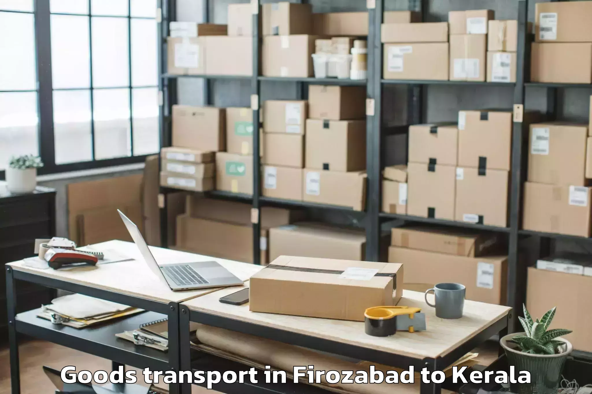 Professional Firozabad to Chiramanangad Goods Transport